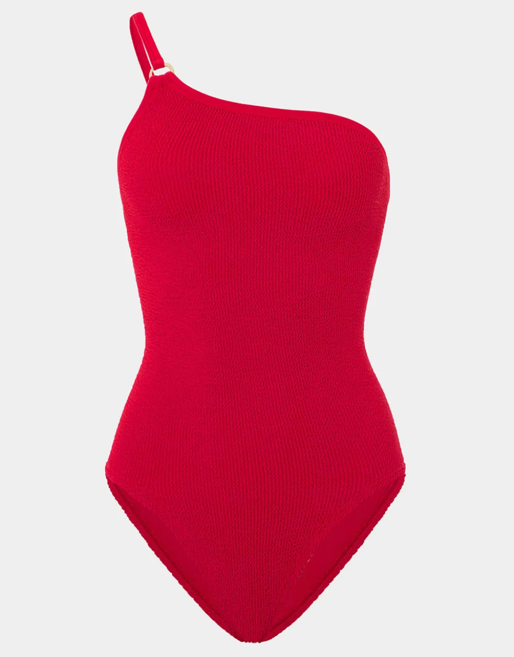 Clara Swimsuit With Gold Hoop - Red