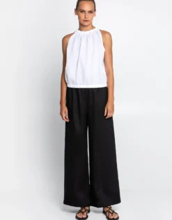 Classic Linen Top - White