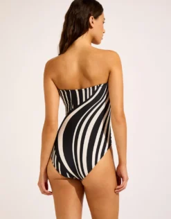 Coastline DD Bandeau Swimsuit - Black