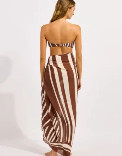 Coastline Sarong - Cocoa