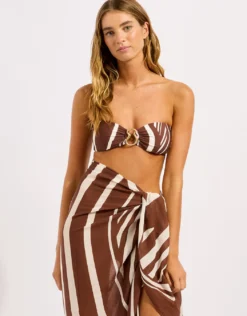 Coastline Sarong - Cocoa