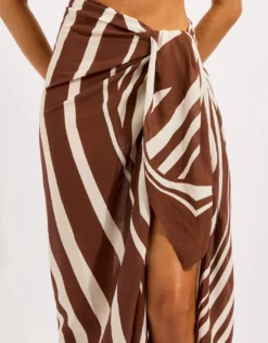 Coastline Sarong - Cocoa