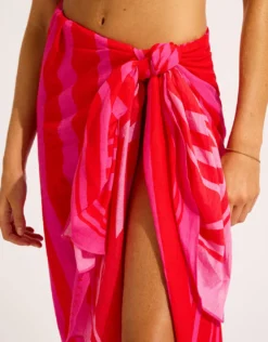 Coastline Sarong - Flame