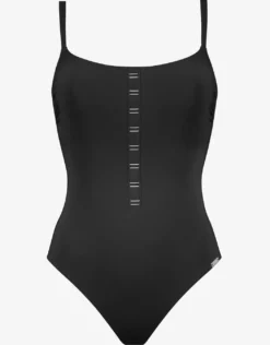Code Tank Swimsuit - Black