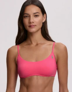 Color Shop Kennedy Bralette Bikini Top - Desert Pink