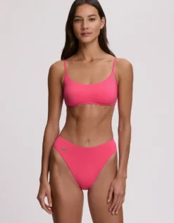 Color Shop Kennedy Bralette Bikini Top - Desert Pink
