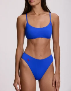 Color Shop Kennedy Bralette Bikini Top - Ultramarine