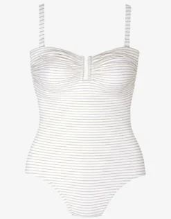 Corsica Bandeau Swimsuit - White