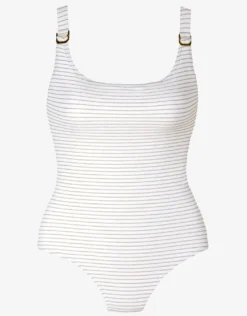 Corsica Square Neck Swimsuit - White