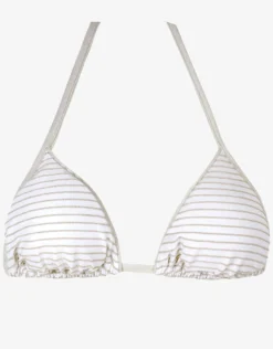 Corsica Triangle Bikini Top - White