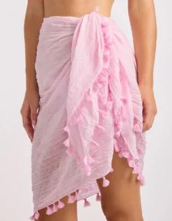 Cotton Gauze Sarong - Blush Pink