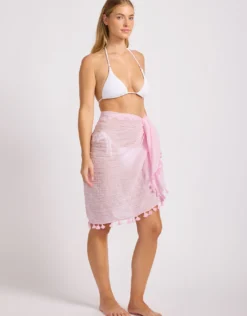 Cotton Gauze Sarong - Blush Pink