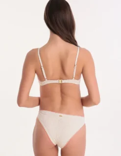 Couture Crochet Breeda Hipster Bikini Bottom -Ecru