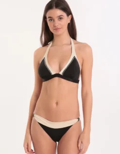 Couture Monterosso Mivra Banded Bikini Bottom - Black