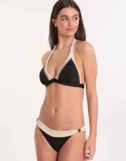 Couture Monterosso Mivra Banded Bikini Bottom - Black