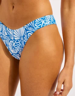 C Shells High Cut Bikini Pant - Sapphire