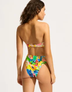 Cuba Bandeau Bikini Top - Turquoise