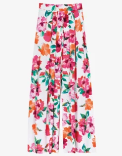 Dahlia Beach Pants - Pink Floral