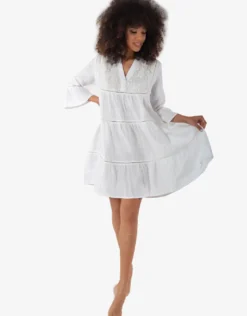 Dalia Dress - White