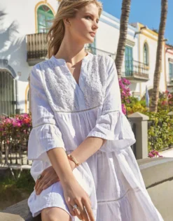 Dalia Dress - White