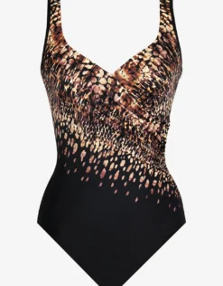 Dali Leopard Its a Wrap Swimsuit - Print