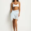 Dottie Short Sarong - Denim Blue
