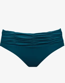 Elements Gathered Bikini Pant - Oceanmist