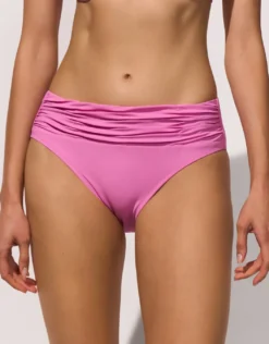 Elements Gathered Bikini Pant - Roselle