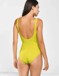 Elements Square Neck Swimsuit - Kiwi Green