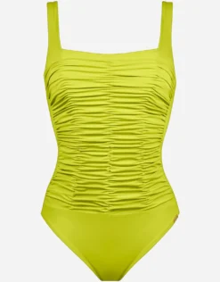 Elements Square Neck Swimsuit - Kiwi Green