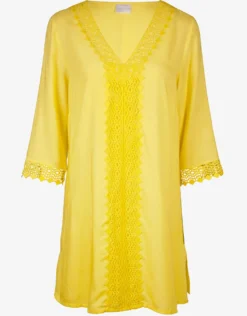 Embroidered Tunic - Yellow