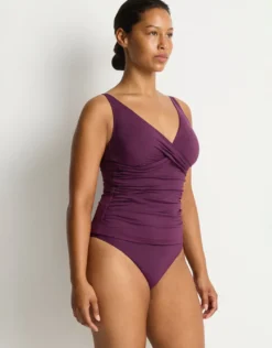Essentials Edit Sporty Mid Bikini Pant - Claret