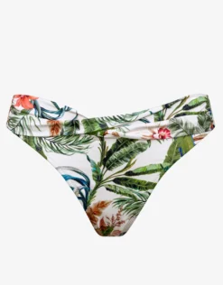 Exotic Dive Twist Front Bikini Pant - Retro Tropics