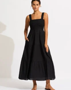 Faithful Midi Dress - Black