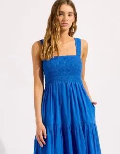 Faithful Midi Dress - Sapphire