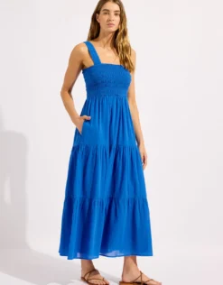 Faithful Midi Dress - Sapphire