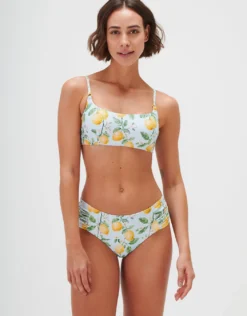 Fior di Limone Bralette Bikini Top - Sorrento Sky