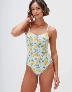 Fior di Limone Tank Swimsuit - Sorrento Sky