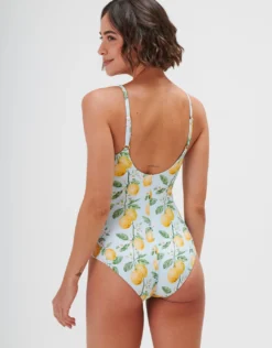 Fior di Limone Tank Swimsuit - Sorrento Sky