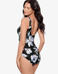 Fiore Di Luna It’s A Wrap Swimsuit - Black White