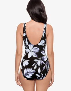 Fiore Di Luna It’s A Wrap Swimsuit - Black White