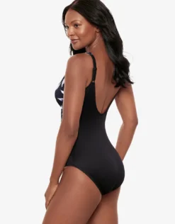 Fiore Di Luna Oceanus Swimsuit - Black White