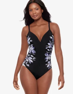 Fiore Di Luna Temptation Swimsuit - Black White