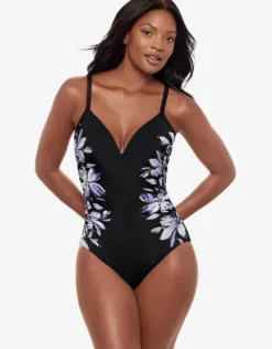 Fiore Di Luna Temptation Swimsuit - Black White