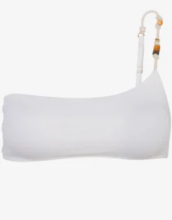 Firenze Ana Flora Bikini Top - Off White