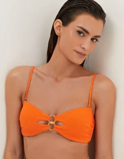 Firenze Jolie Bandeau Bikini Top - Marigold