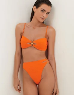 Firenze Jolie Bandeau Bikini Top - Marigold
