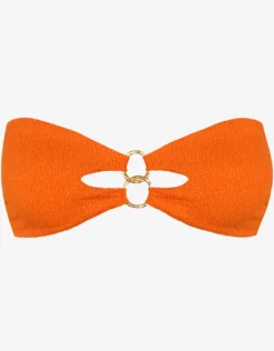 Firenze Jolie Bandeau Bikini Top - Marigold