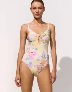 Floressence V Wire Swimsuit - Petal Glow