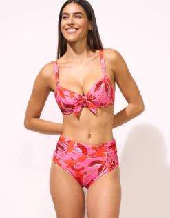 Fused Florals Underwired Bikini Top - Pink Fusion